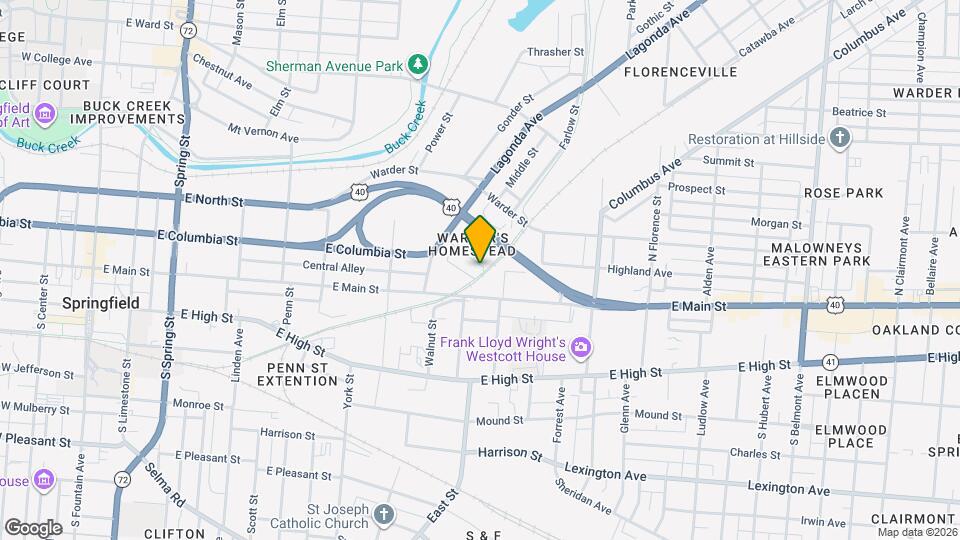 955 Avondale Ave Map and Location Details