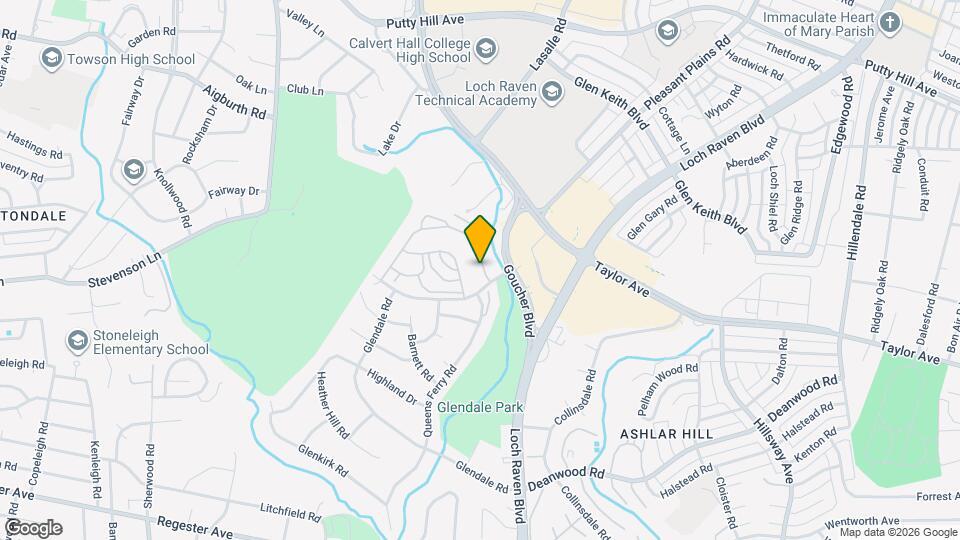 Glenmont Apartments Maintenance Map and Location Details