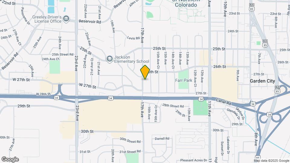 2632 17th Ave Map and Location Details