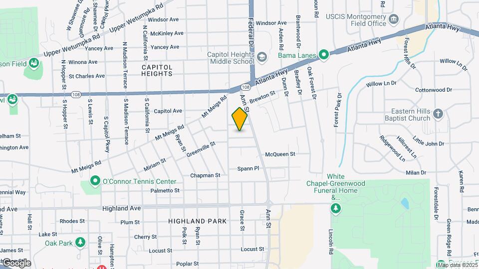 2525 Greenville St Map and Location Details