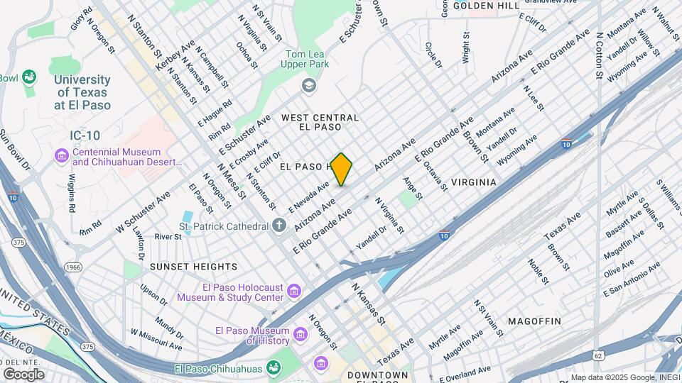 615 Arizona Ave Map and Location Details
