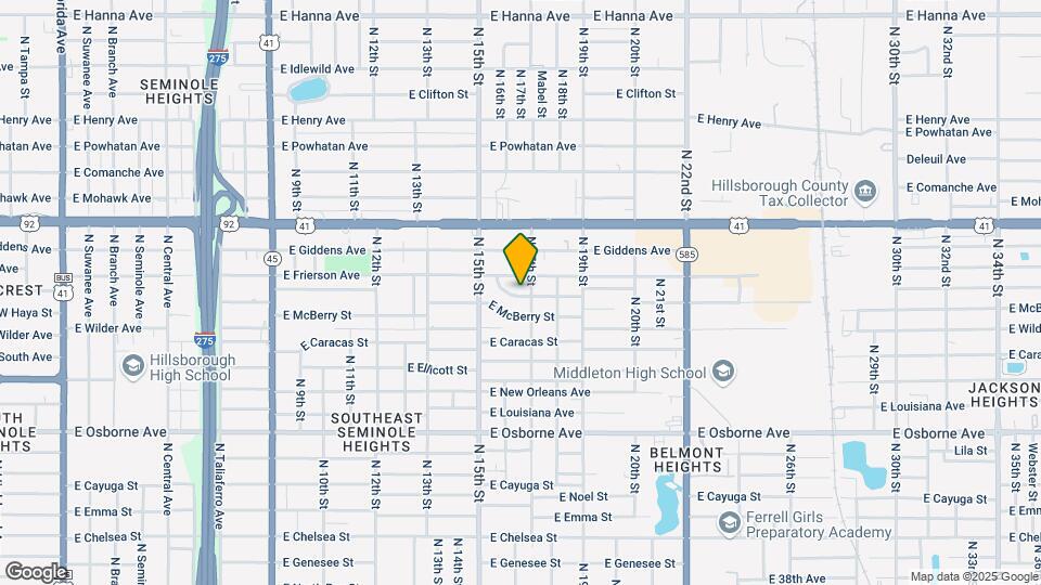 1510 E Shadowlawn Ave Mapa y Detalles de la Ubicación