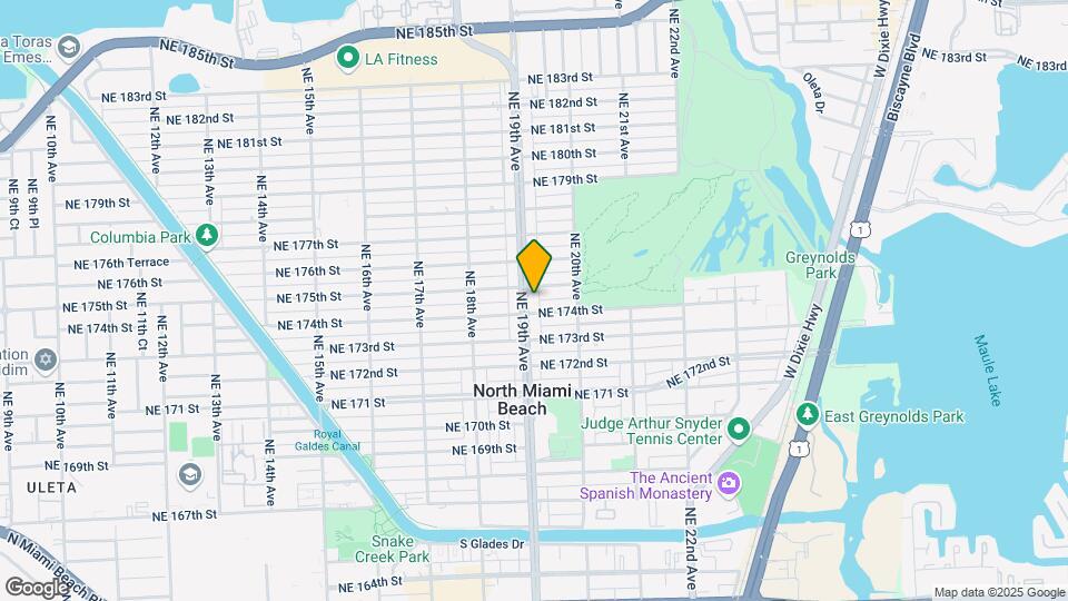17451 NE 19th Ave Map and Location Details