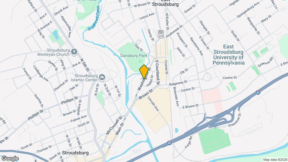 233 Washington St, Unit FIRST FLOOR Map and Location Details