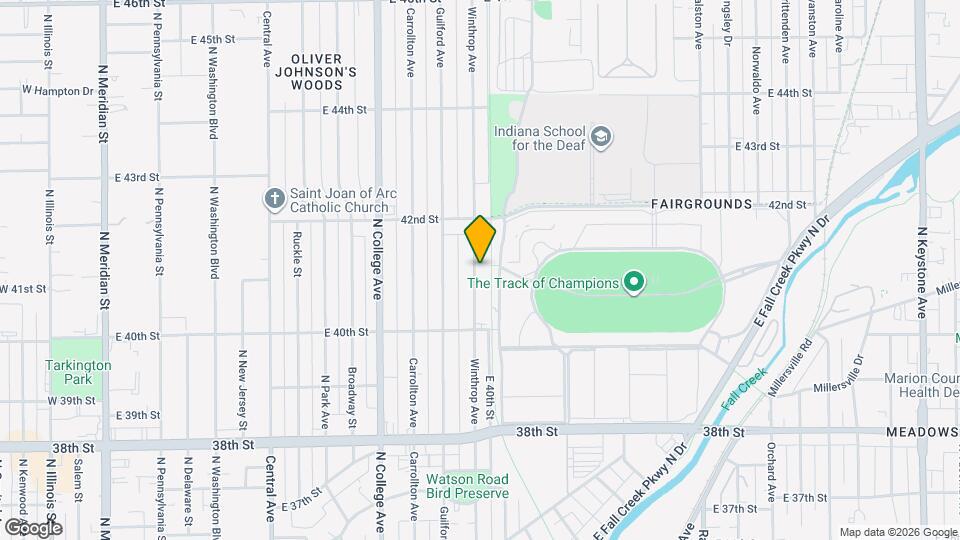 4103 Winthrop Ave Mapa y Detalles de la Ubicación