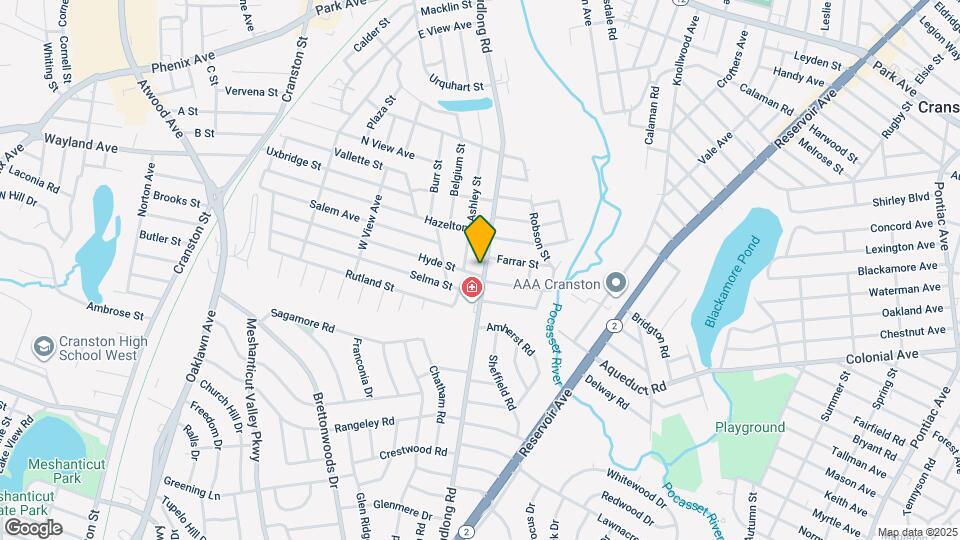 321 Budlong Rd Map and Location Details