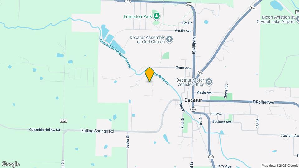 321 Grant Springs Dr Map and Location Details