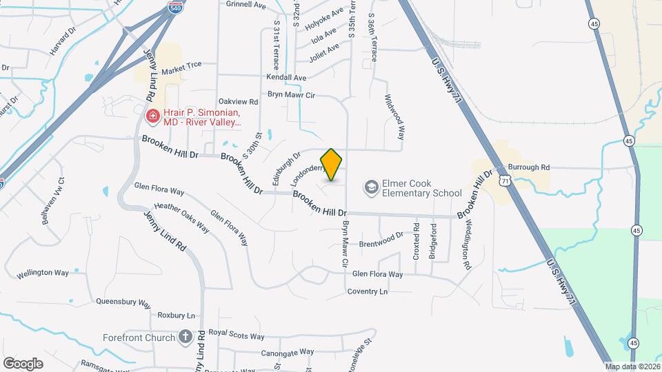 3406 Erin Oaks St Map and Location Details