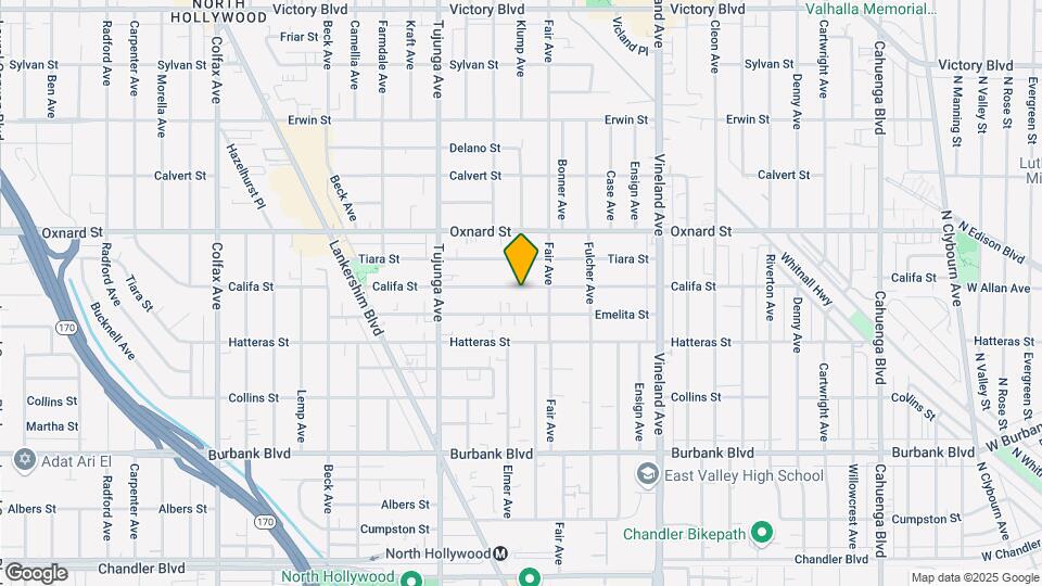 11232 Califa St Map and Location Details
