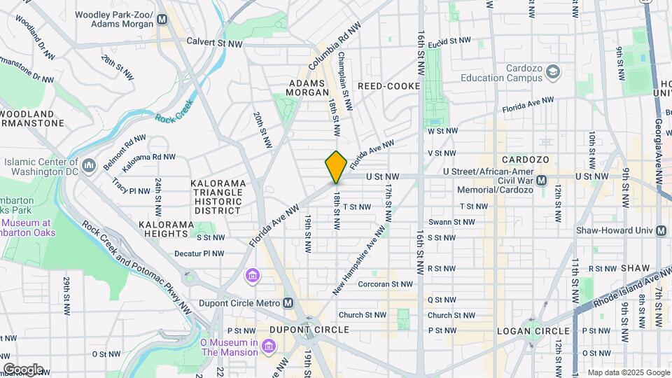 1930 18th St NW, Unit B1 Map and Location Details