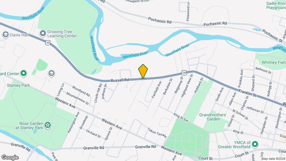 162 Russell Rd, Unit Upper Unit Map and Location Details