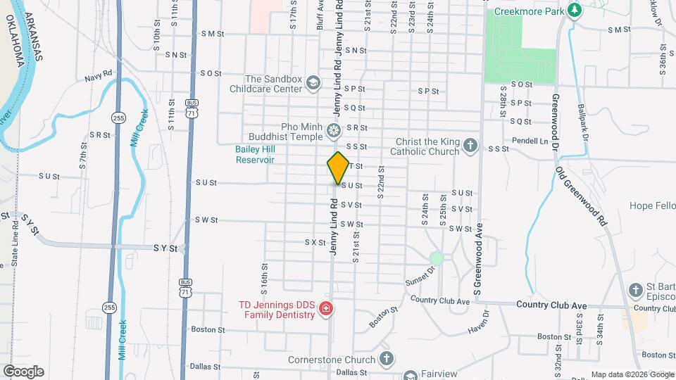 2000 S U St, Unit A Map and Location Details