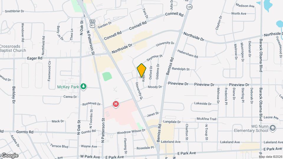 2412 Knox Dr Map and Location Details