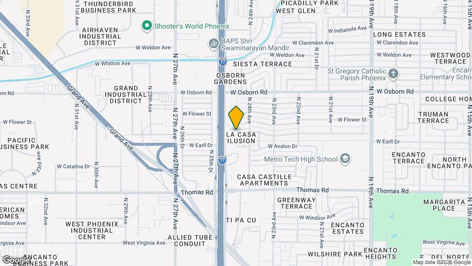 3066 N 24th Ln Map and Location Details