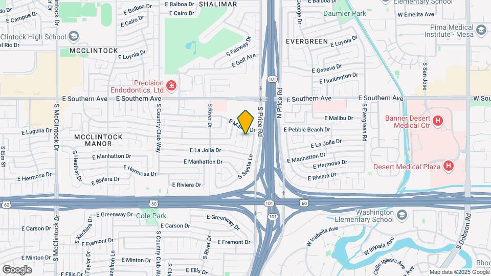 3417 S Lola Ln Map and Location Details
