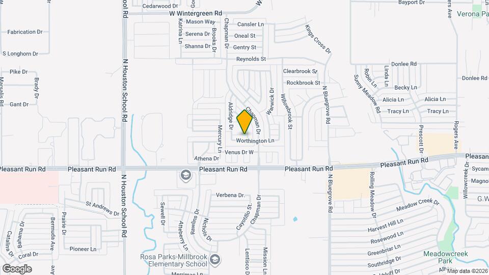 1717 Worthington Ln Mapa y Detalles de la Ubicación