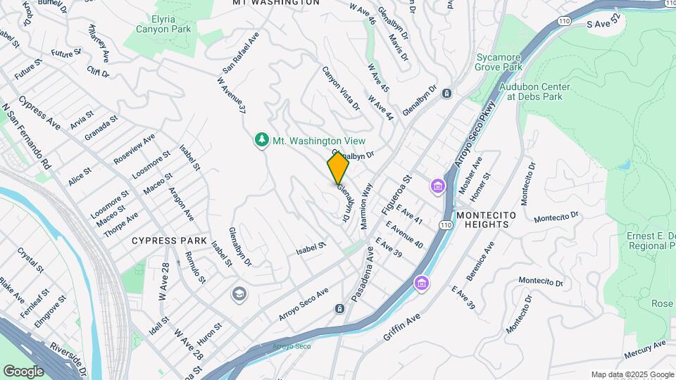 3933 Glenalbyn Dr Map and Location Details