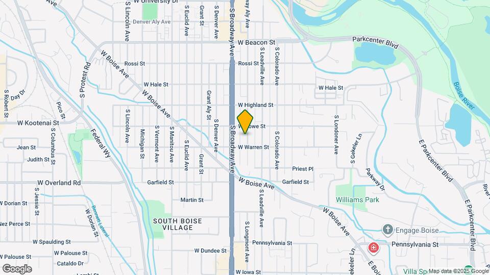 1615 S Longmont Ave Map and Location Details