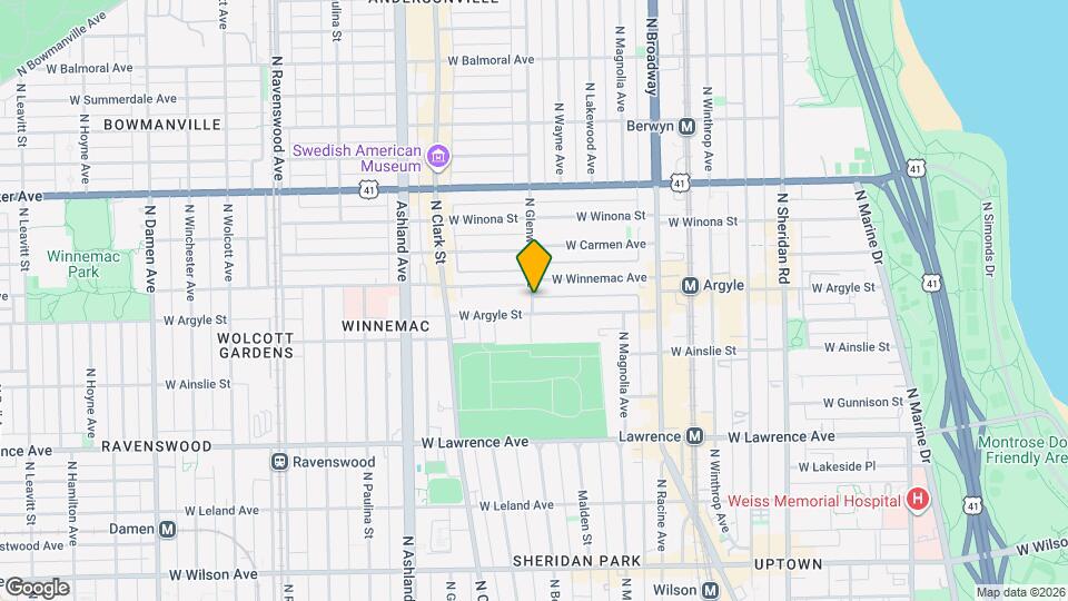 5012 N Glenwood Ave Map and Location Details