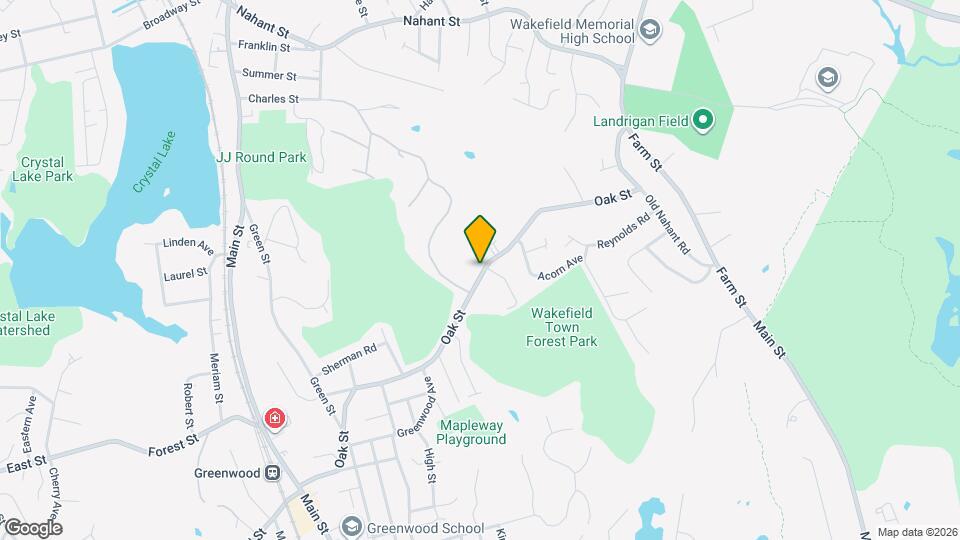 136 Oak St Map and Location Details