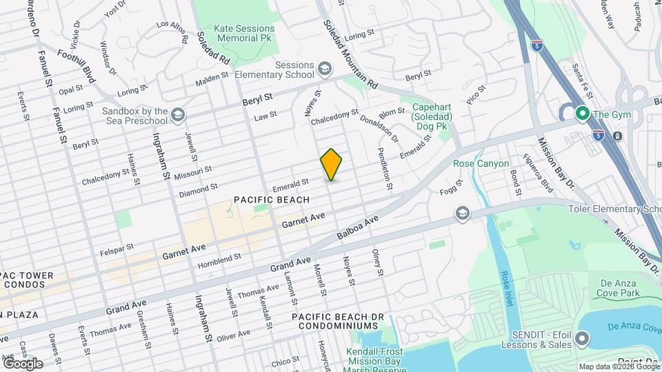 4615 Noyes St Map and Location Details