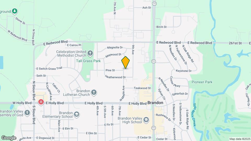 324 N Maple Ave Map and Location Details