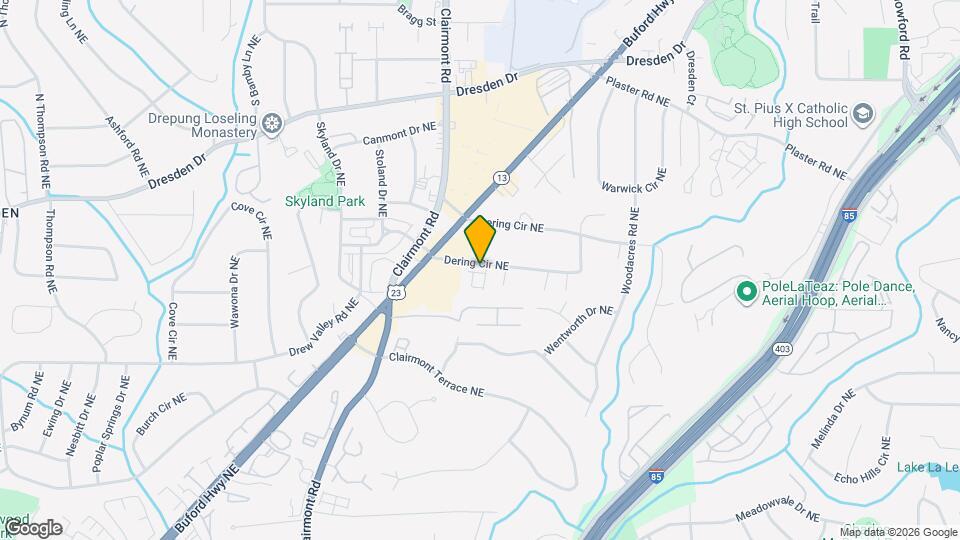 1958 Bainbridge Ln Map and Location Details