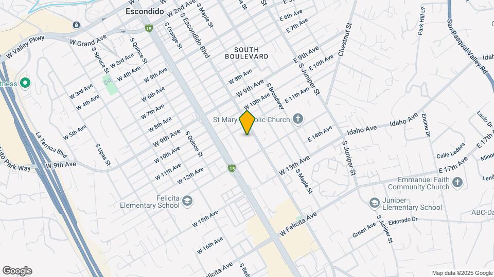 1113 S Escondido Blvd Mapa y Detalles de la Ubicación