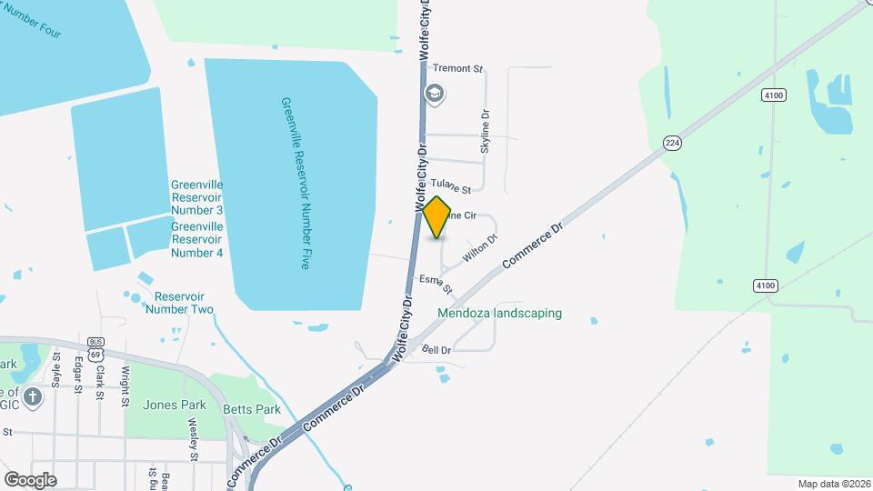 418 Jeanette Ave Map and Location Details