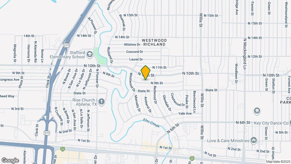 3880 N 9th St Map and Location Details