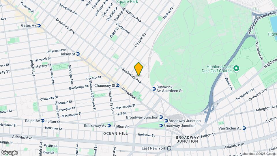 1471 Bushwick AVe Map and Location Details