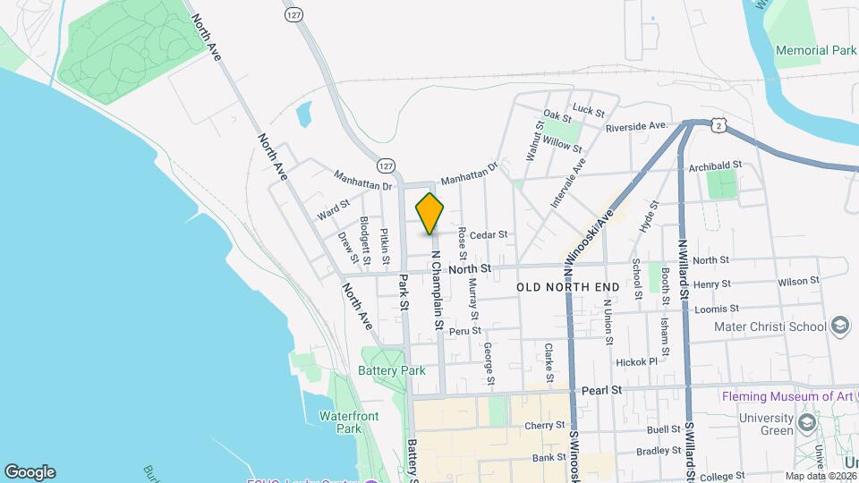 175 N Champlain St, Unit 175 north Map and Location Details