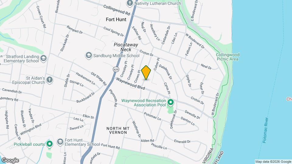 8511 Conover Pl Map and Location Details