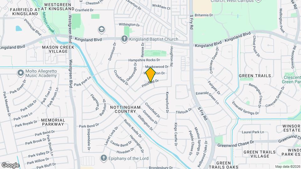 20307 Pittsford Dr Map and Location Details