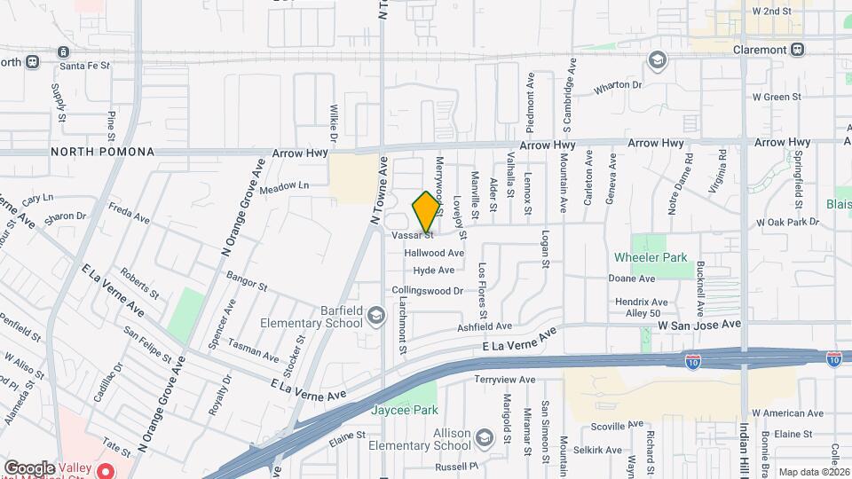 892 Vassar St Mapa y Detalles de la Ubicación