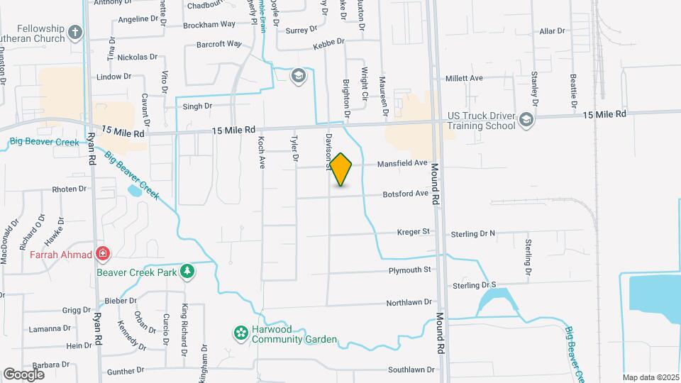 5337 Botsford Ave Map and Location Details