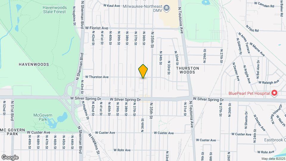 5693 N 36th St Map and Location Details