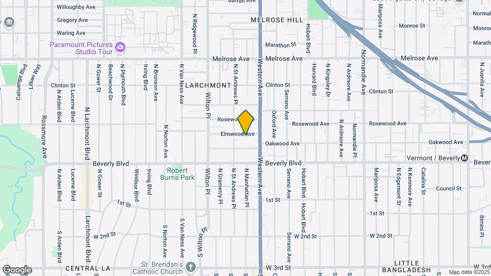 4732 Elmwood Ave Map and Location Details