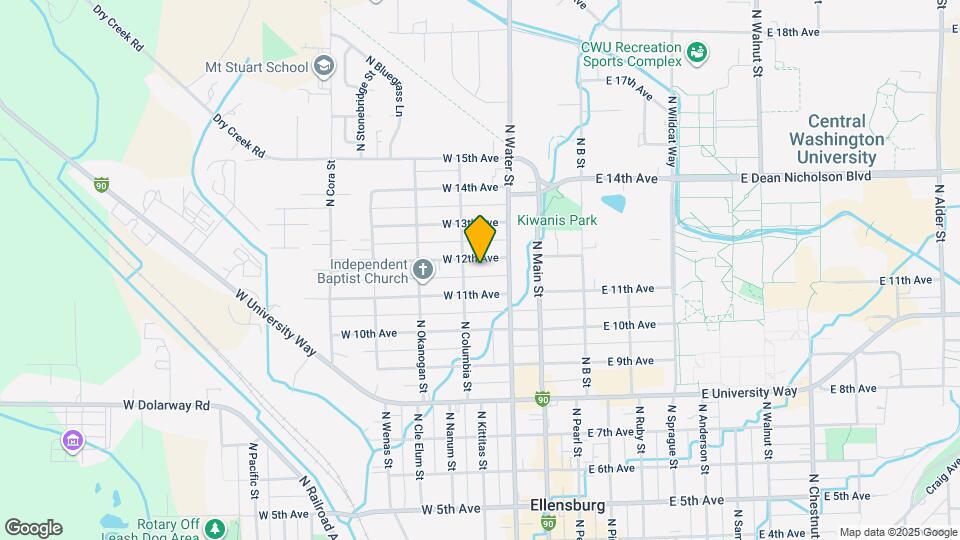 310 W 12th Ave Map and Location Details