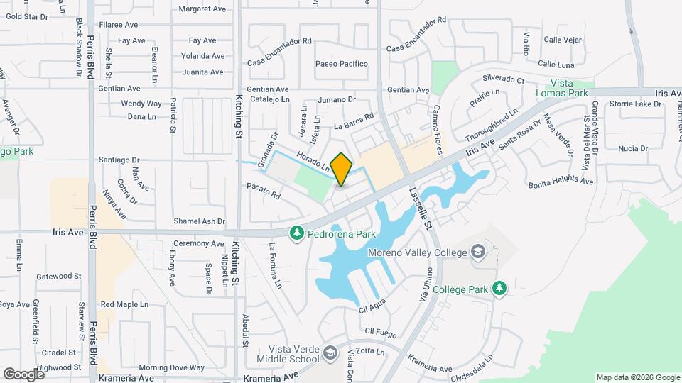 25850 Iris Ave Map and Location Details