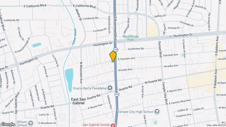 7133 Rosemead Blvd Map and Location Details