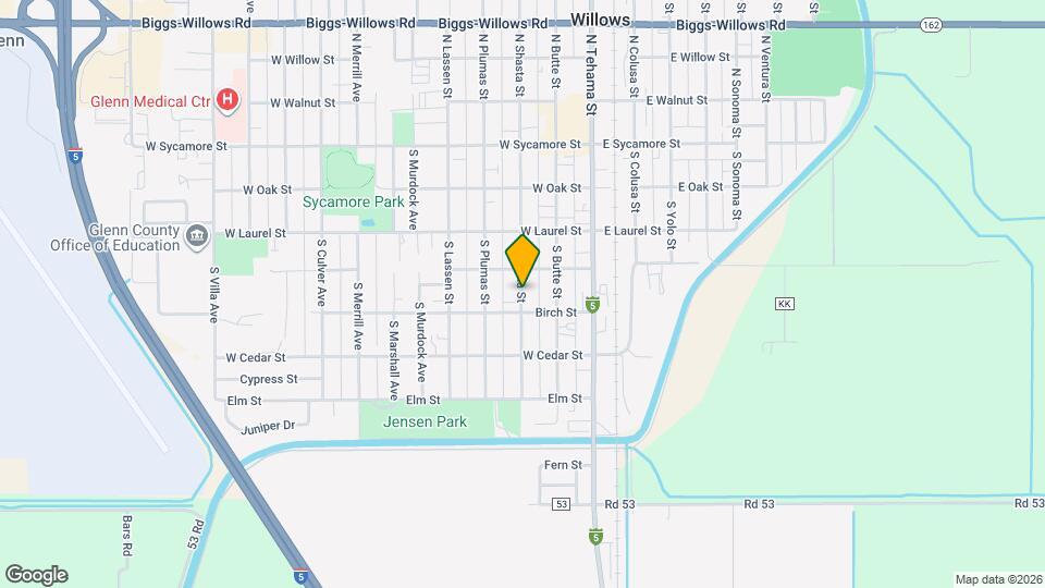 462 S Shasta St Map and Location Details