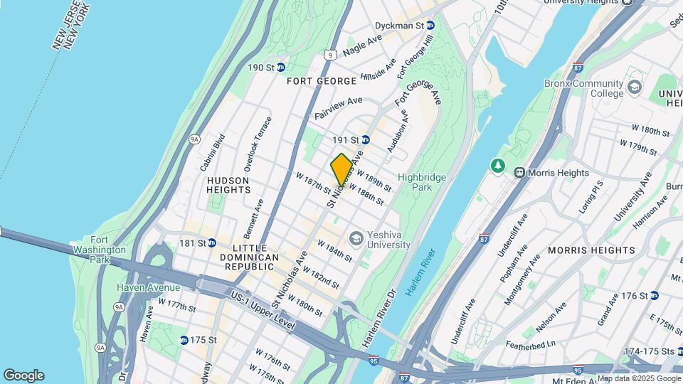 1540-1546 Saint Nicholas Ave Mapa y Detalles de la Ubicación
