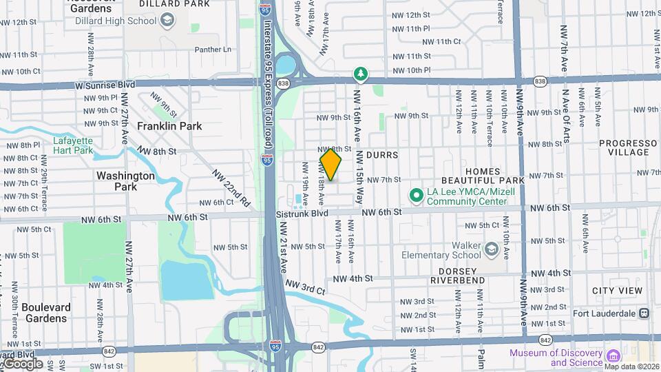 1708 NW 7th St Mapa y Detalles de la Ubicación
