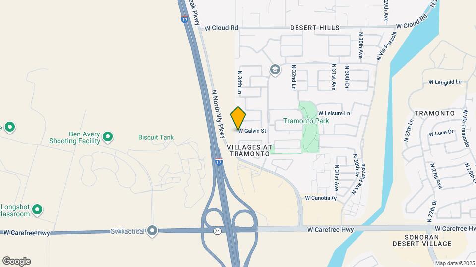 3441 W Galvin St Map and Location Details