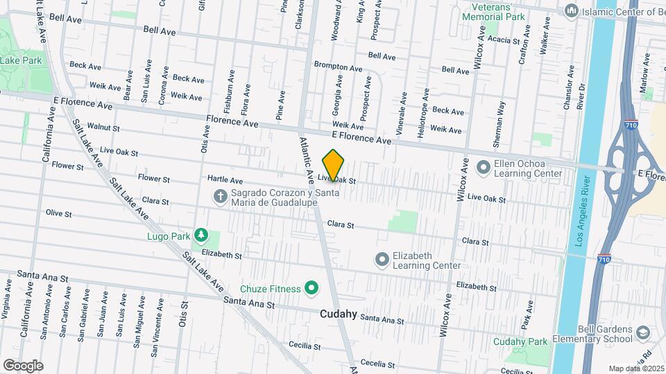 4542-4544 Live Oak St Map and Location Details