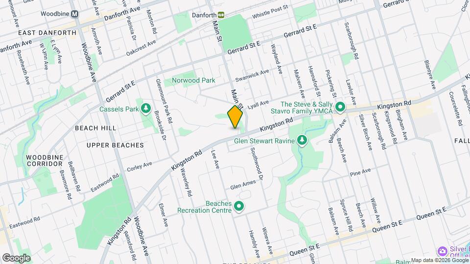 630 Kingston Rd Map and Location Details