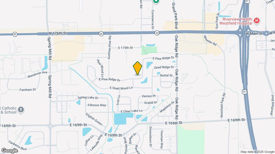 412 E Pine Ridge Dr Map and Location Details