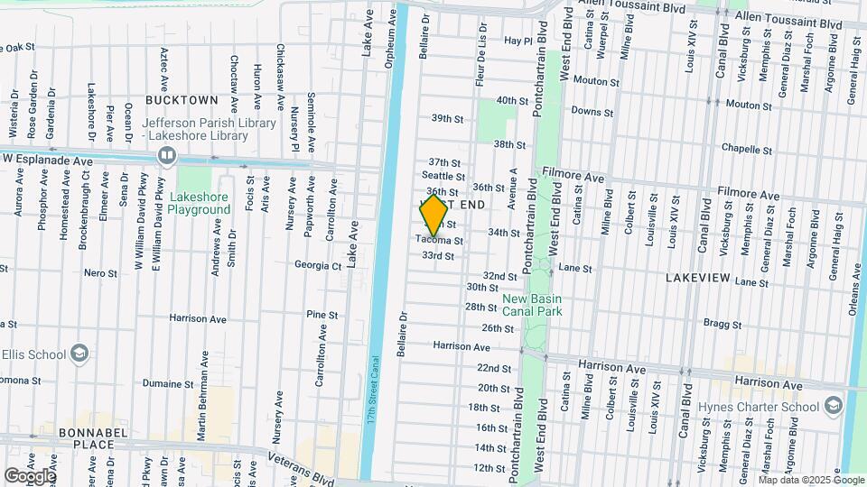 400 Tacoma St Map and Location Details