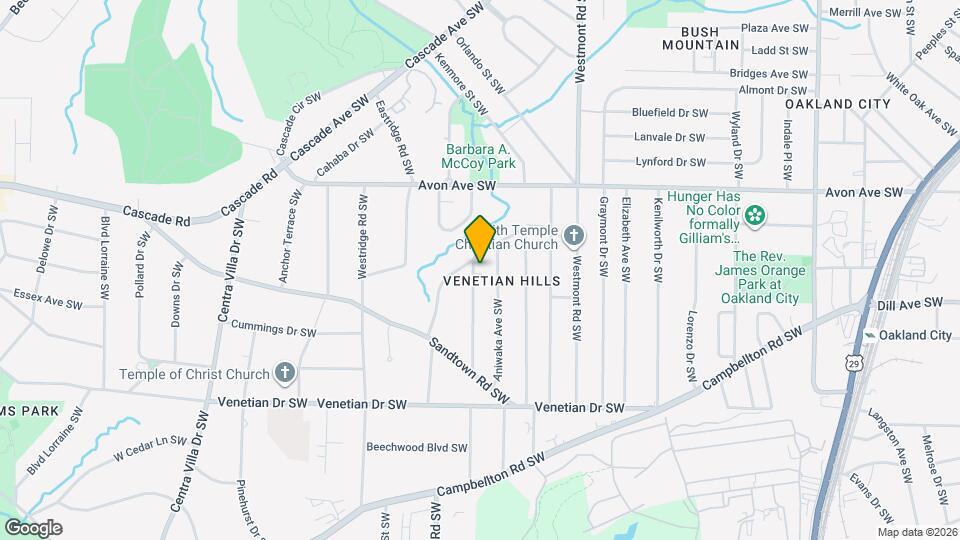 1336 Wichita Dr SW Map and Location Details